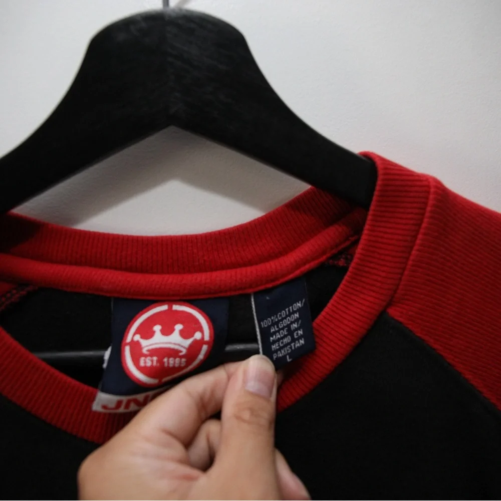 Vintage JNCO Black and Red Long Sleeve Shirt - Picture 4 of 6
